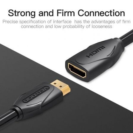 Vention Cable Alargador HDMI 2.0 Macho a Hembra 5m Negro Vention Cable Alargador HDMI 2.0 Macho a Hembra 5m Negro